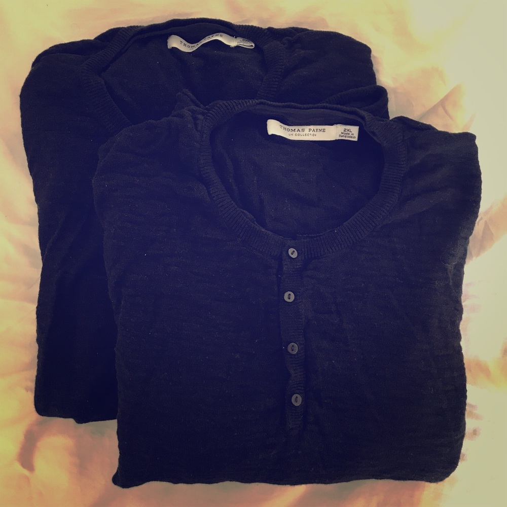 Long-sleeved Black Tee